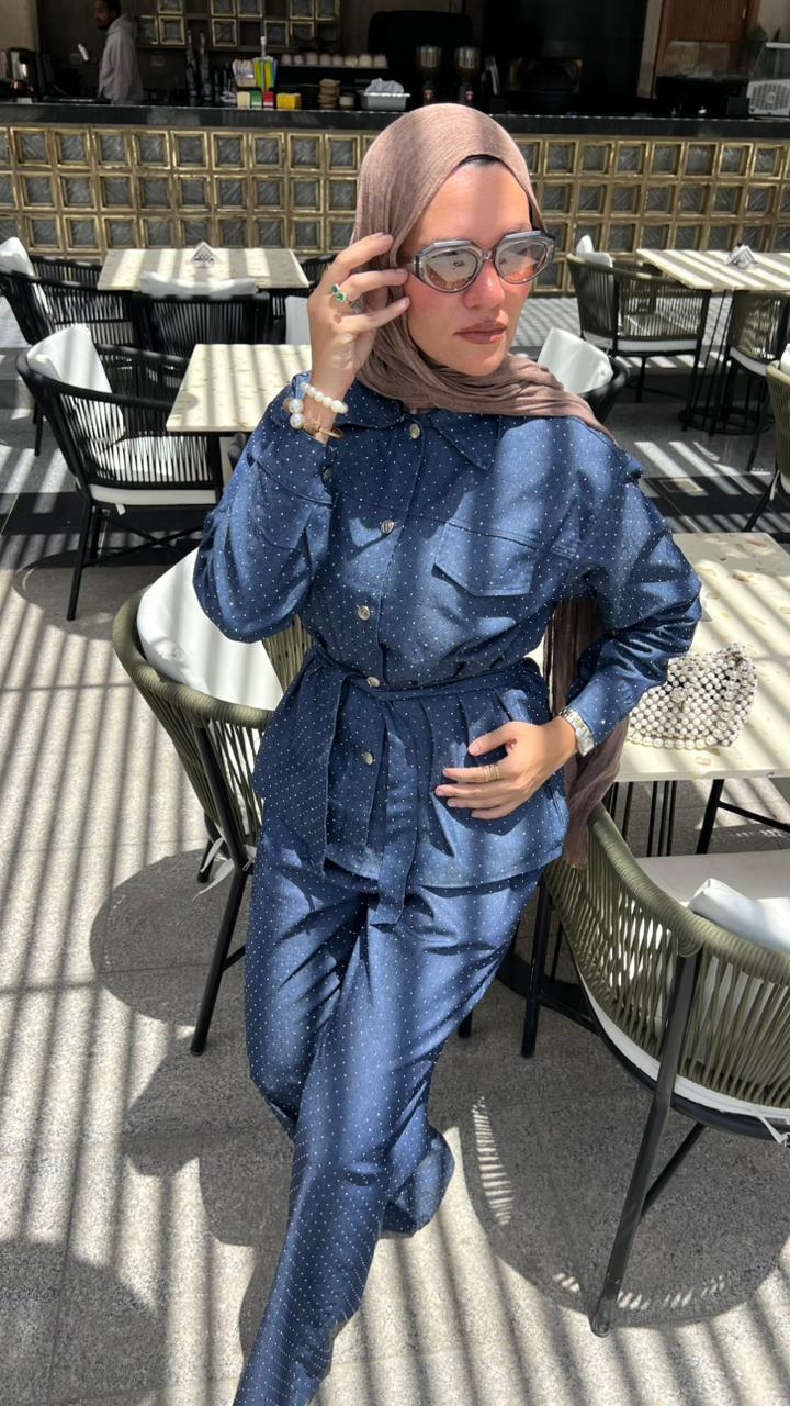Denim set in Blue