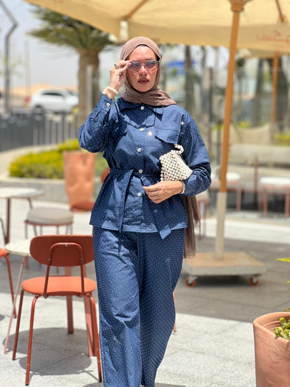 Denim set in Blue