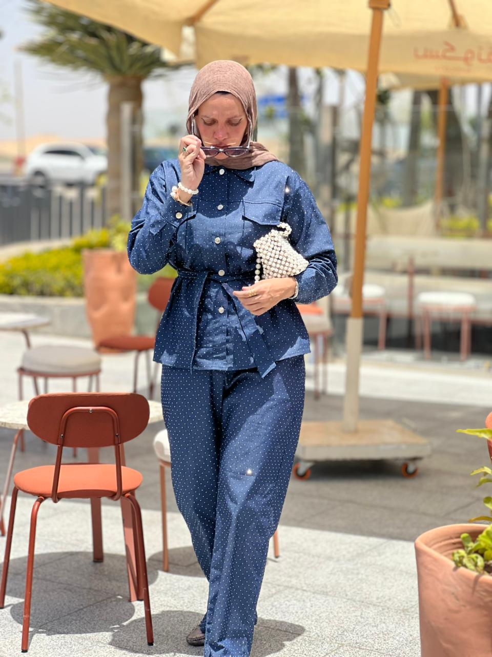 Denim set in Blue
