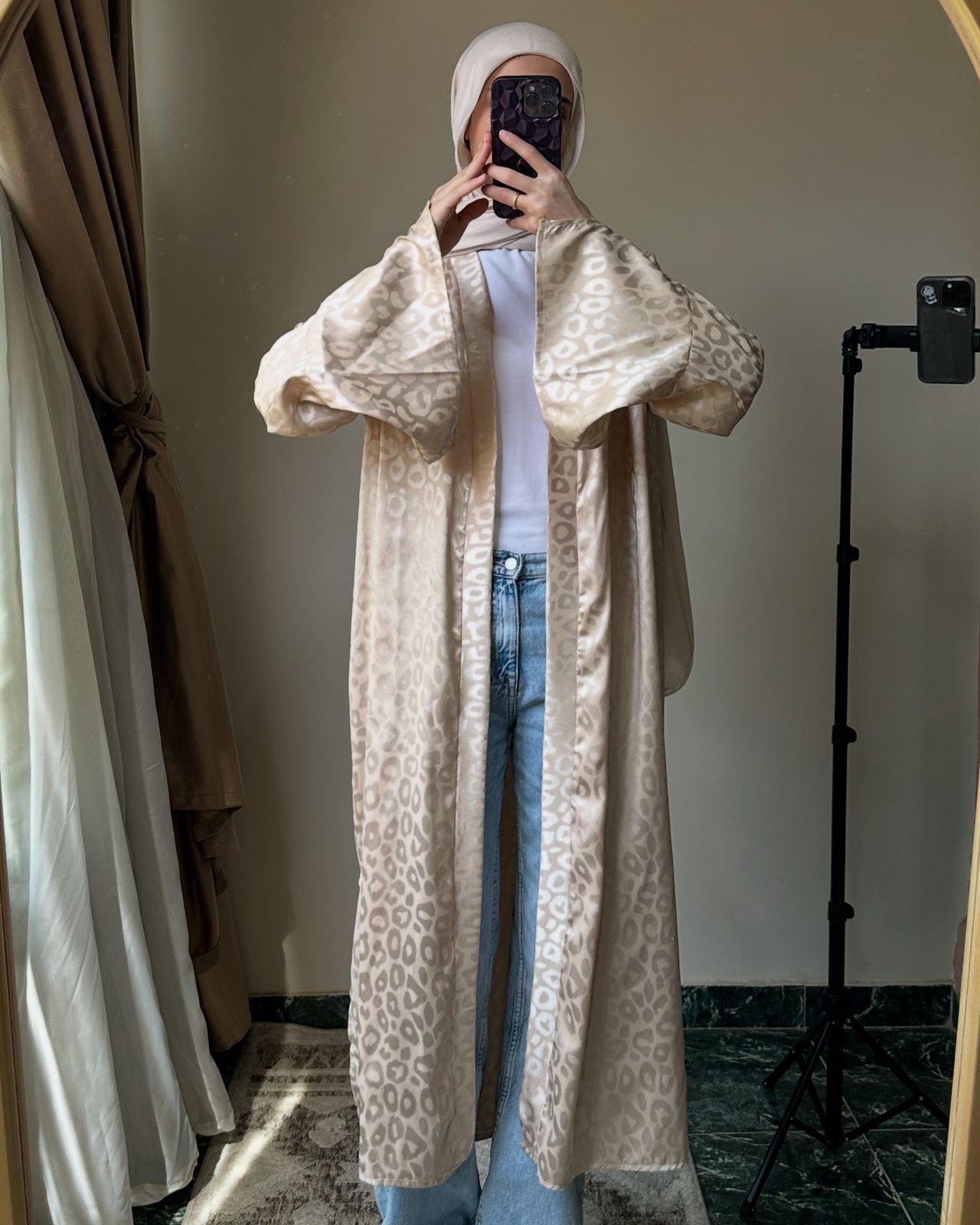 Satin kimono