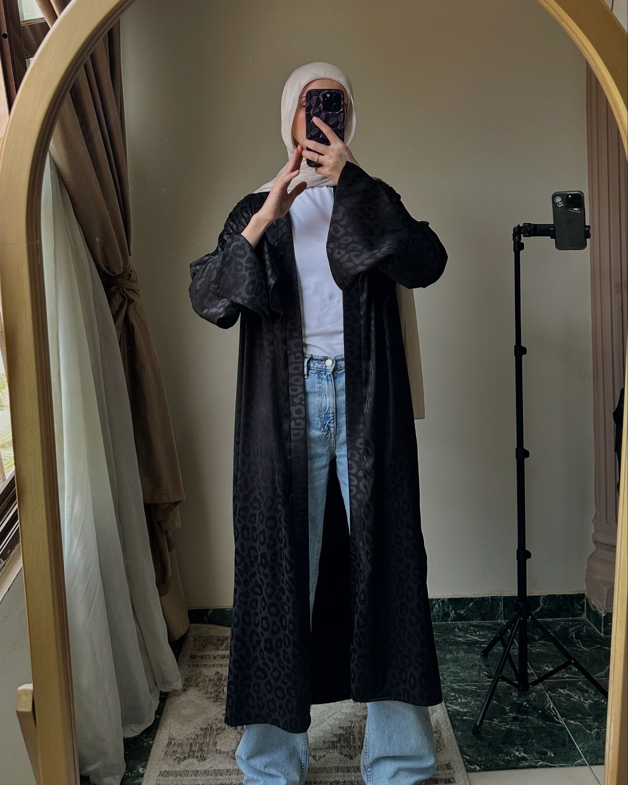 Satin kimono