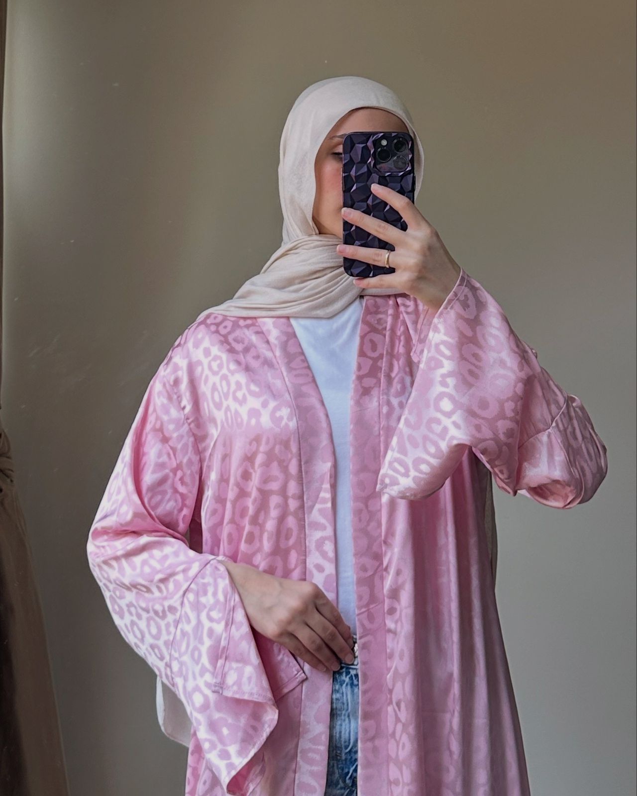 Satin kimono