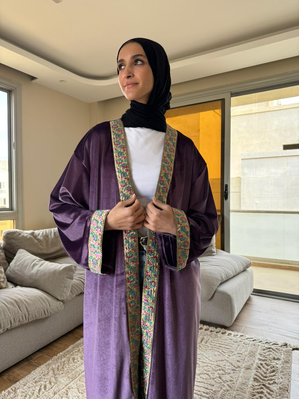VERDE KAFTAN in Mauve