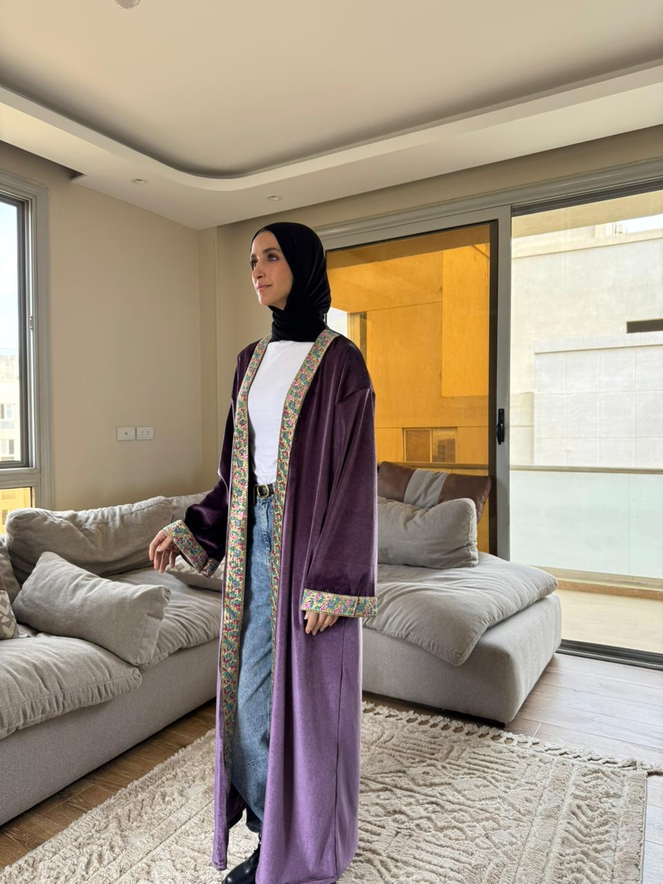 VERDE KAFTAN in Mauve
